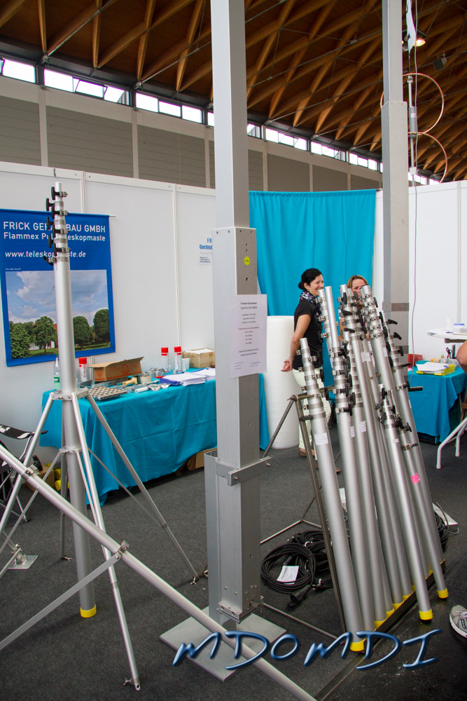 These Aluminum square section masts were very interesting