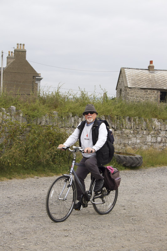 Harry Blackburn (MD0HEB) went everywhere on his bike