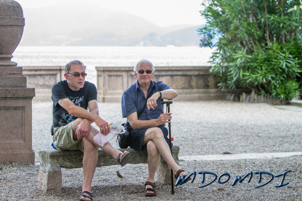 Two old farts enjoying the sun in stunning surroundings