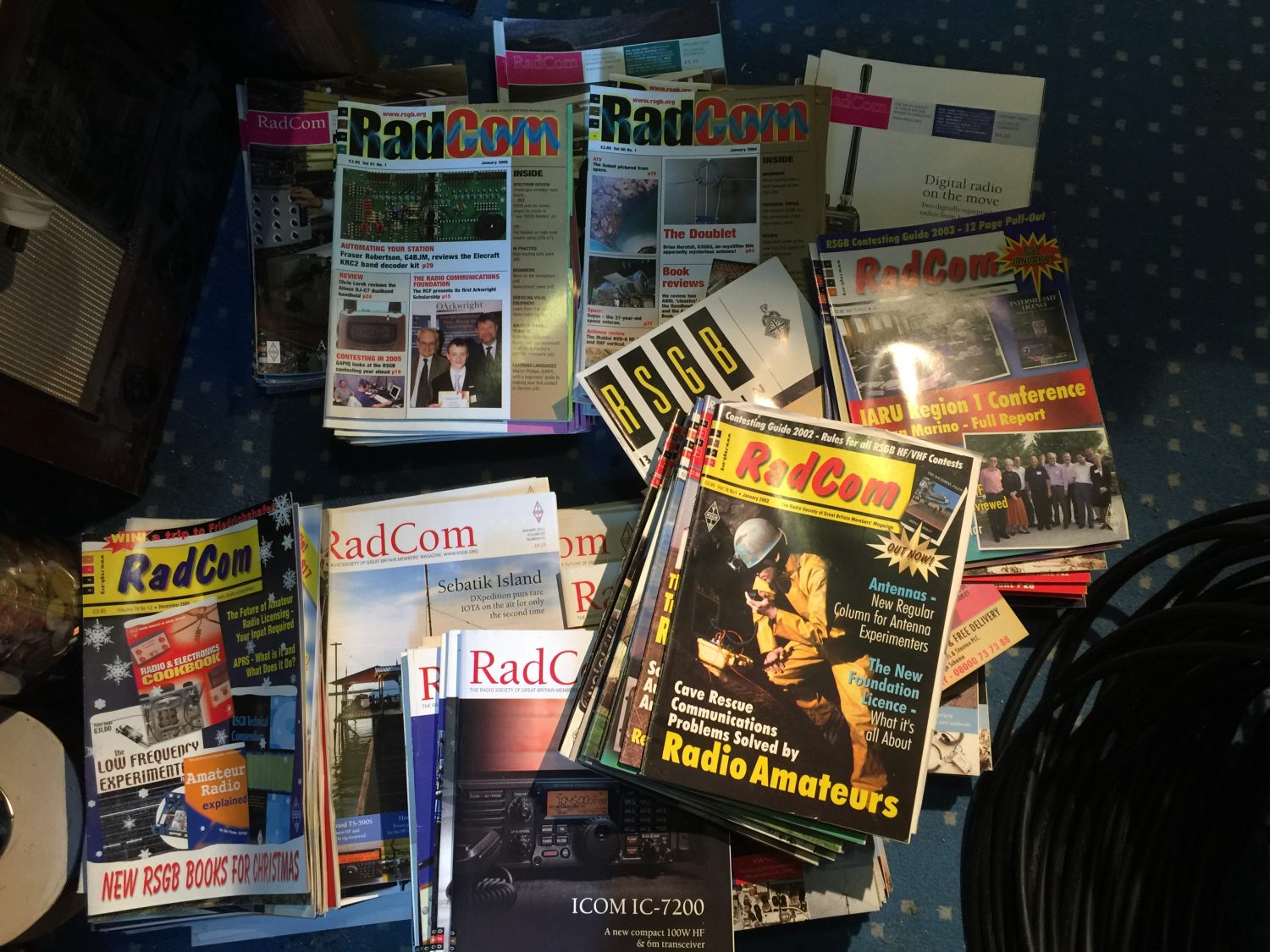 Collection of RadCom Magazines from 2000 to 2014