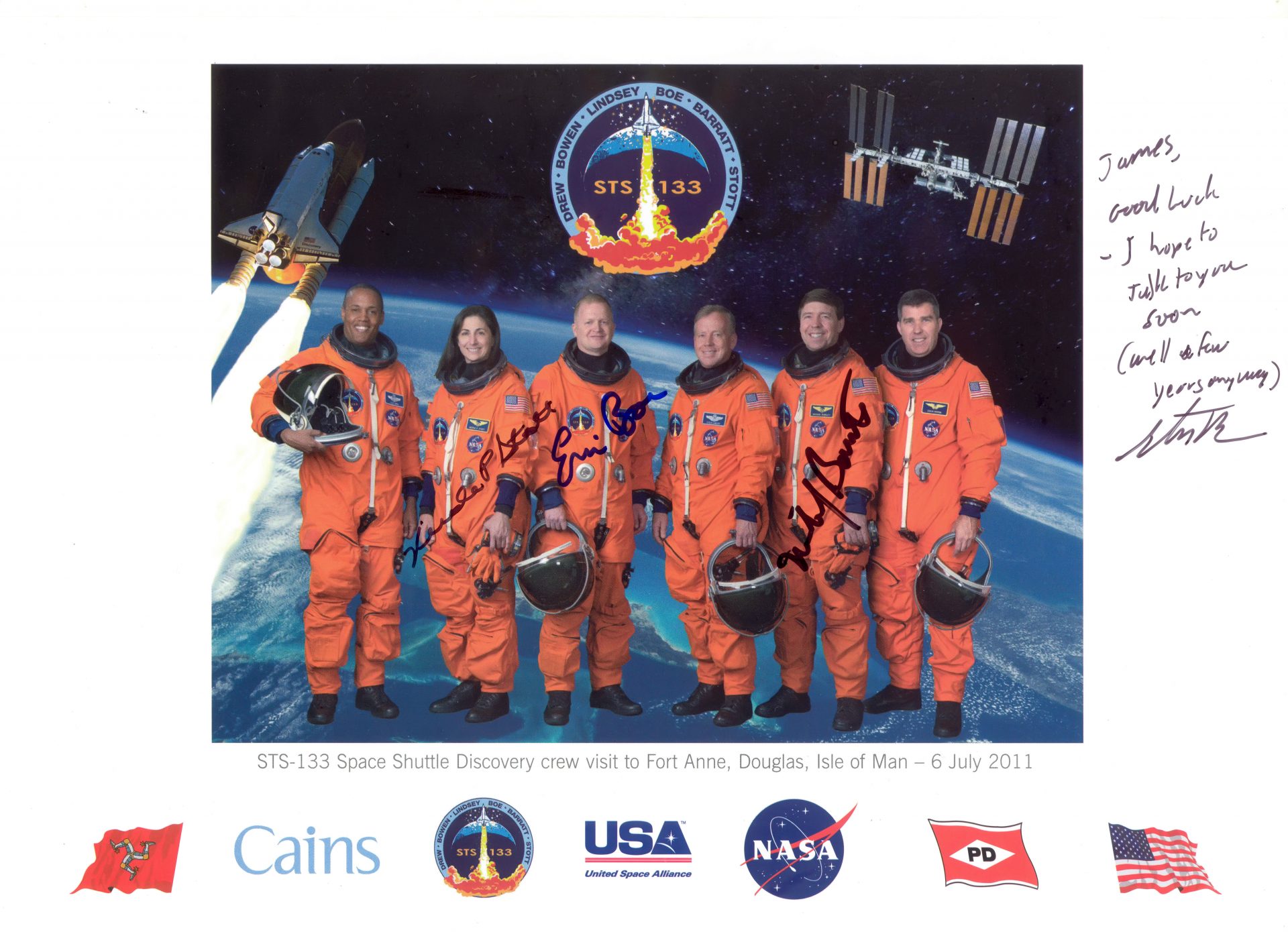 The Last Crew of the Space Shuttle