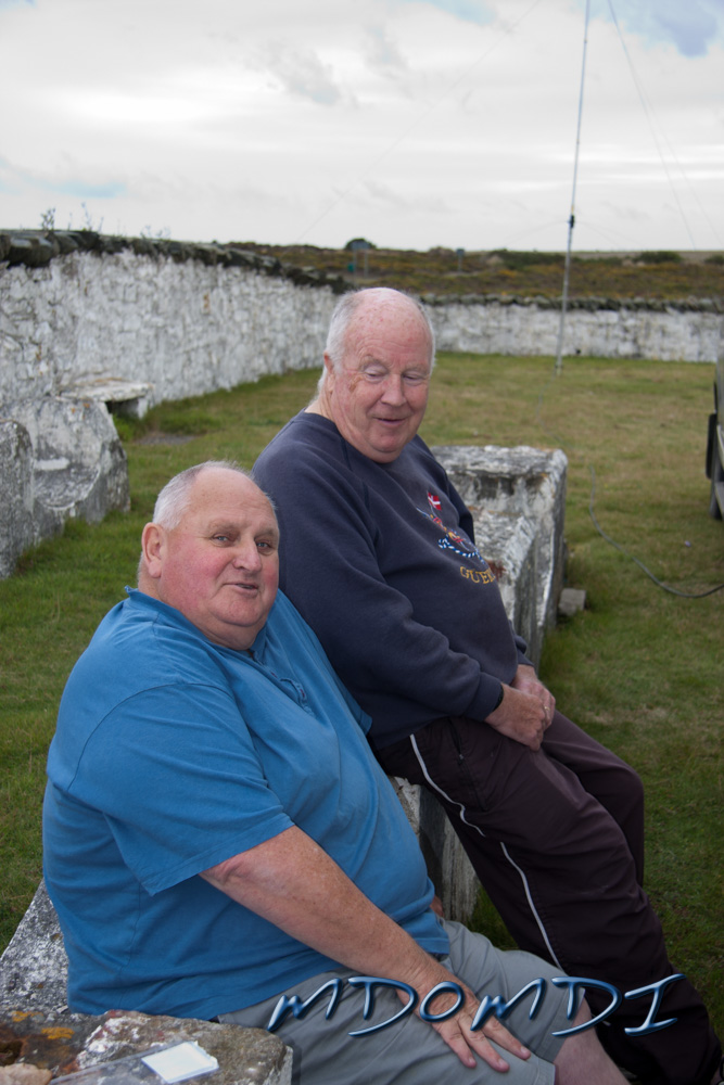 Ralph Furness (GD4IHC) and Brian Brough (GD4PTV) slagging everyone off like two grumpy old men.