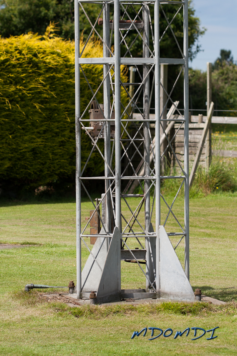 Dismantling a 120ft VersaTower - The substantial base of the VersaTower 120.