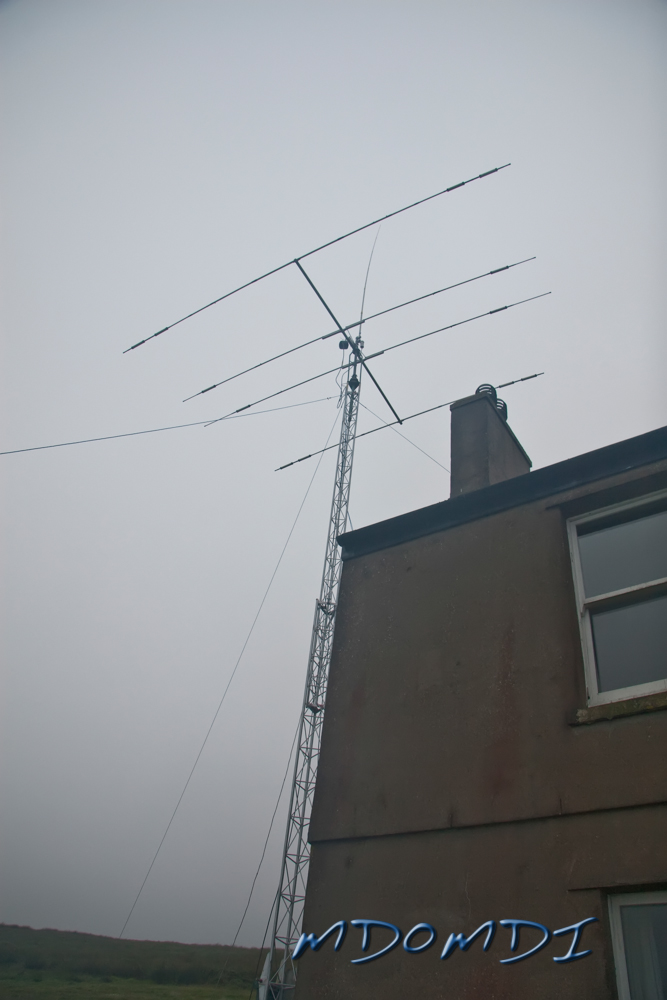 Another view of the tower in the mist.