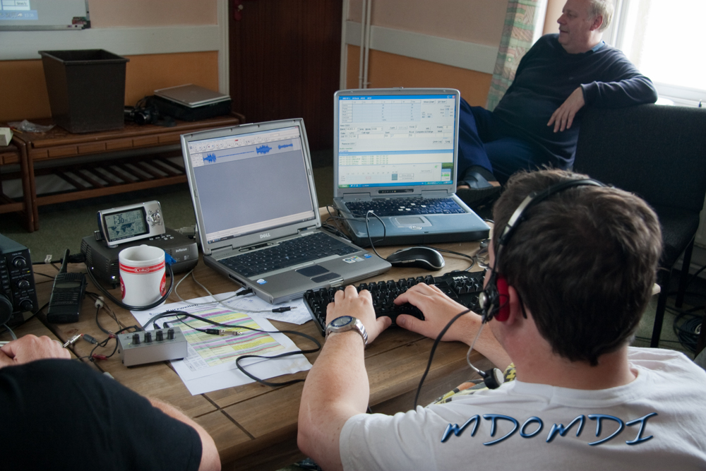 During the DXpedition, they made audio recordings of all the radio work so that they could make sure that they had not miss heard any callsigns, a nice idea!