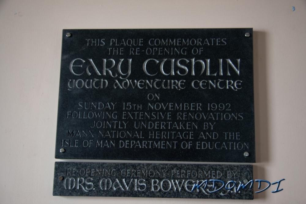 The Plaque inside Eary Cushlin house