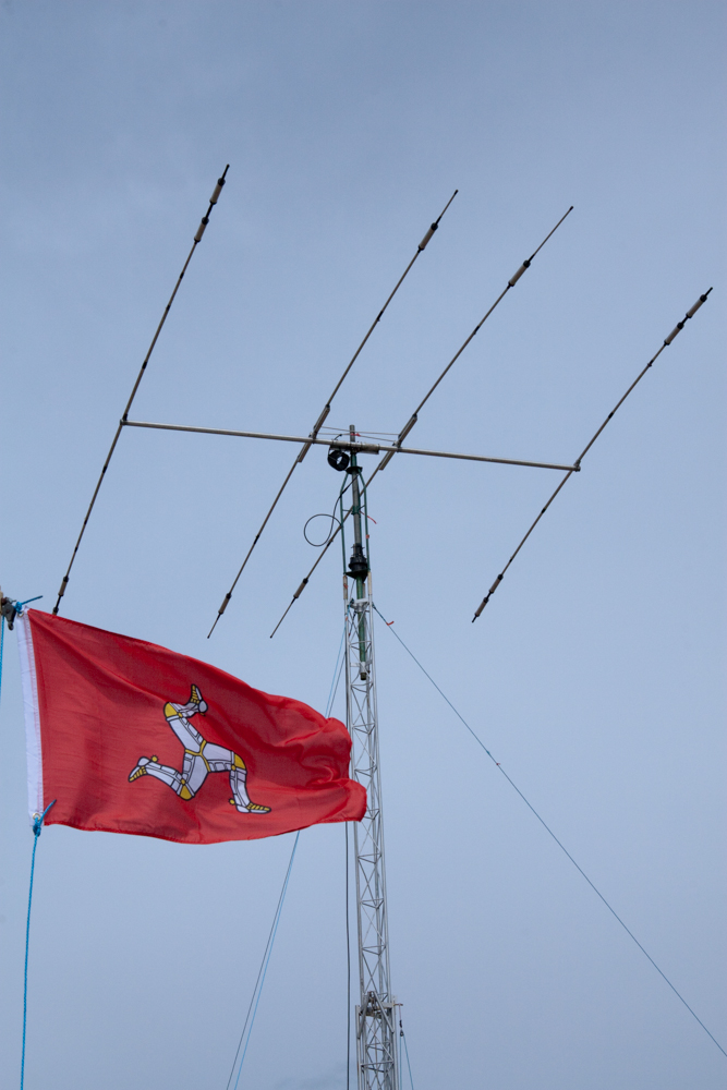 There is nothing better than a Manx Flag and a Beam up a Tower