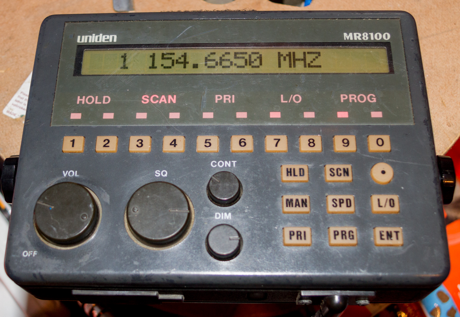 Old Uniden MR8100 Scanner