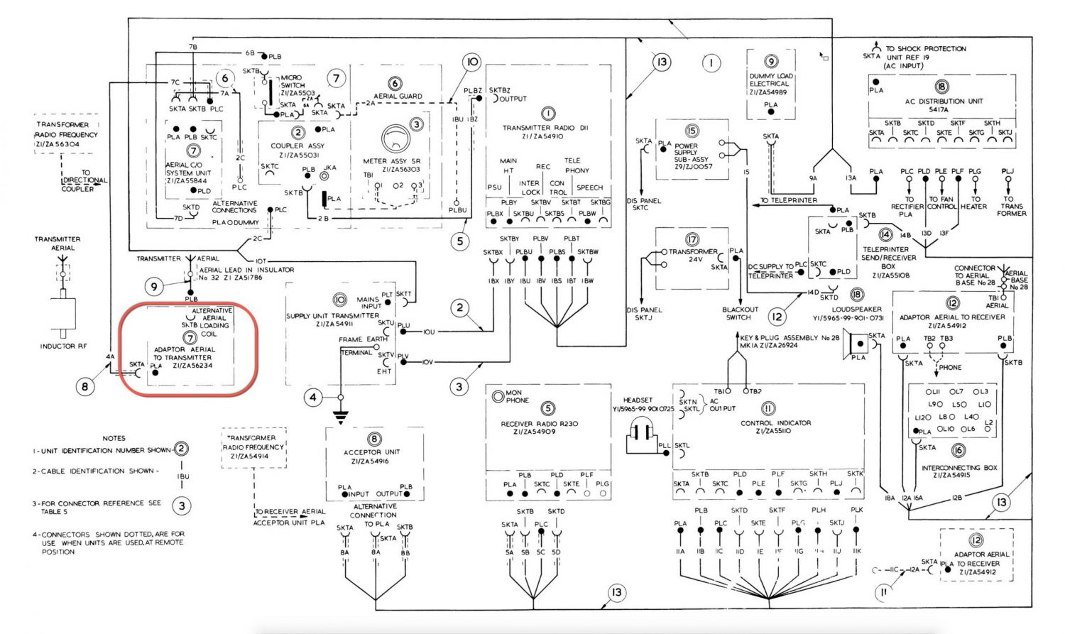 Larkspur D11 Station Antenna Tuner Connection Diagram