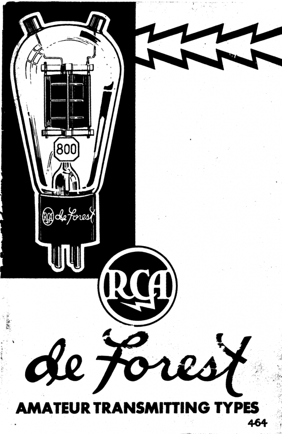 RCA DeForest Amateur Radio Types (1934)