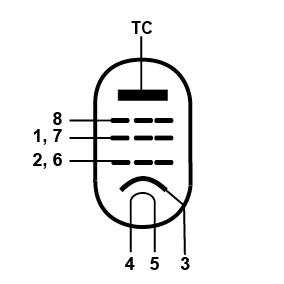 6JB6A Schematic Symbol