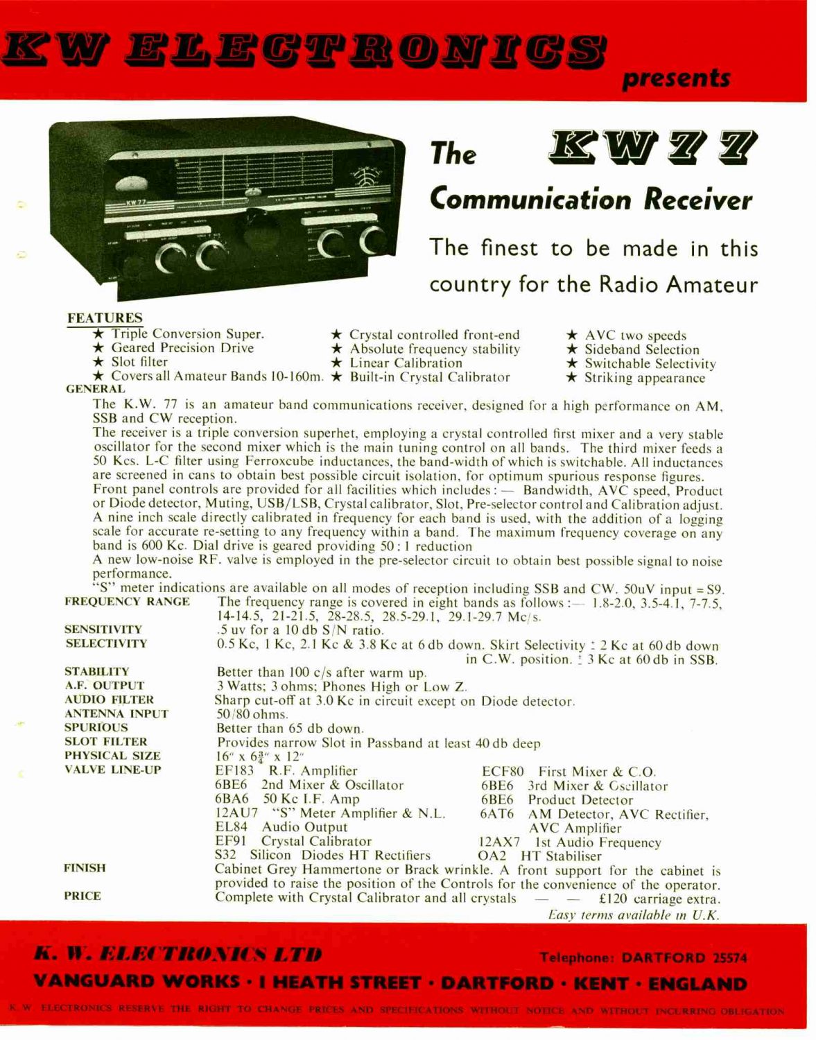 KW 77 Brochure