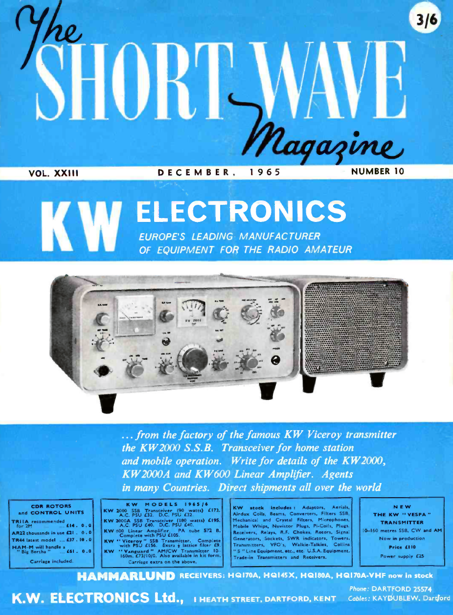 KW Electronics Advert SWM 1965 12 001