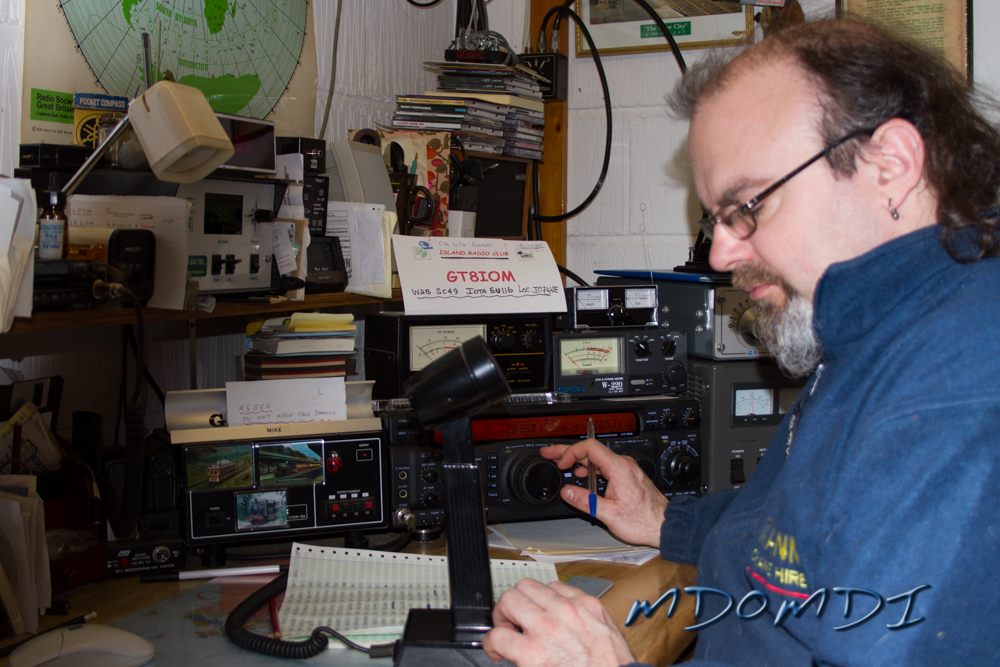Me (MD0MDI) Operating during the CQ-WW-WPX Contest