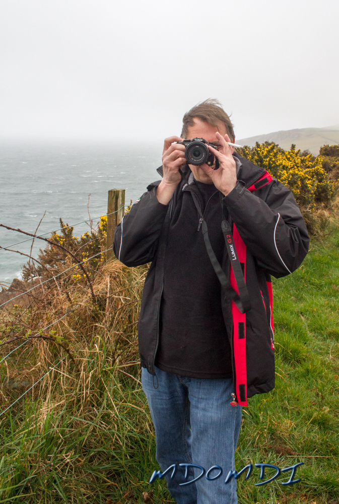 Claus Bense (DO9BC) with a bloody camera!