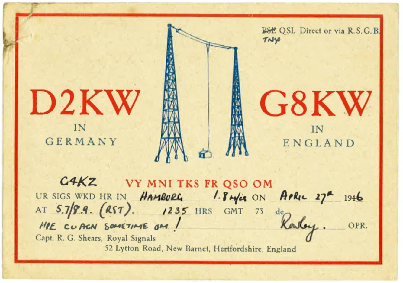 G8KW QSL Card 001