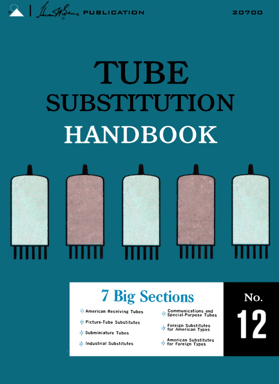 SAMS Tube Substitution Handbook Volume 12 Cover