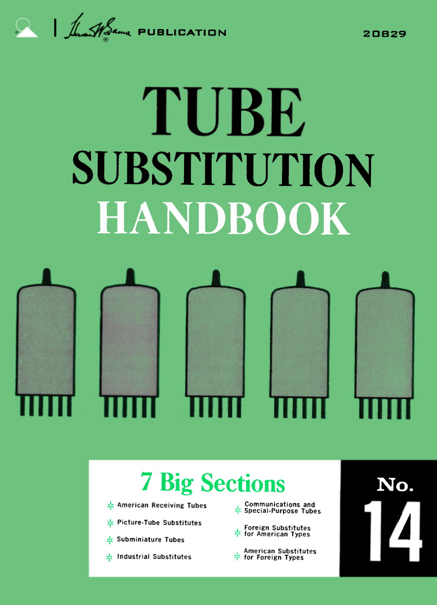 SAMS Tube Substitution Handbook Volume 14 Cover