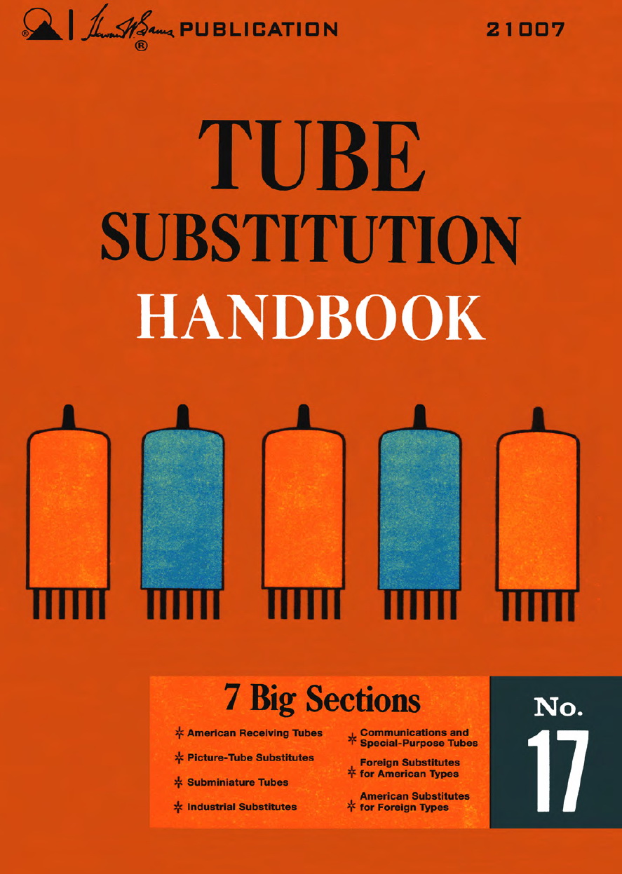 SAMS Tube Substitution Handbook Volume 17 Cover