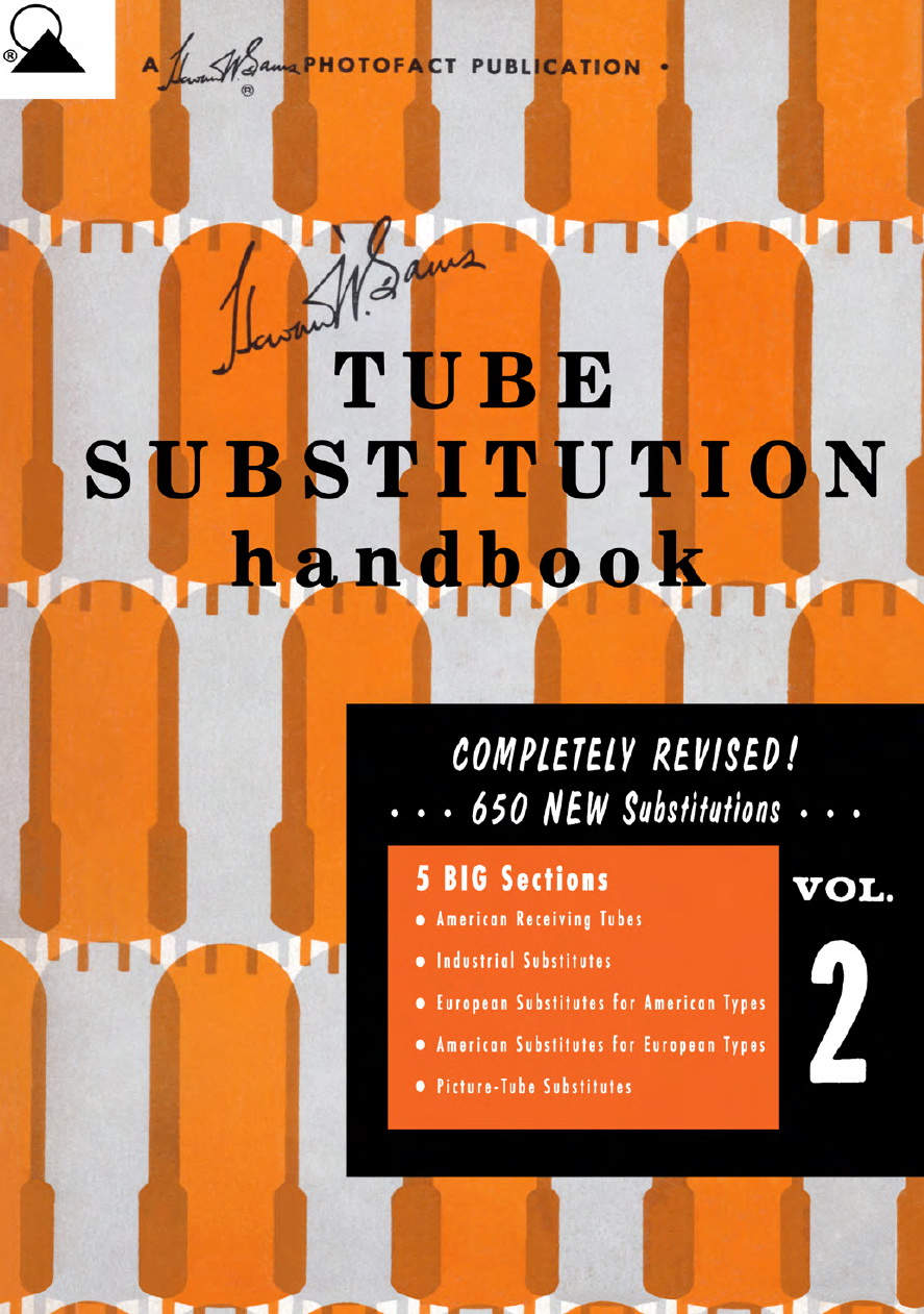SAMS Tube Substitution Handbook Volume 2 Cover