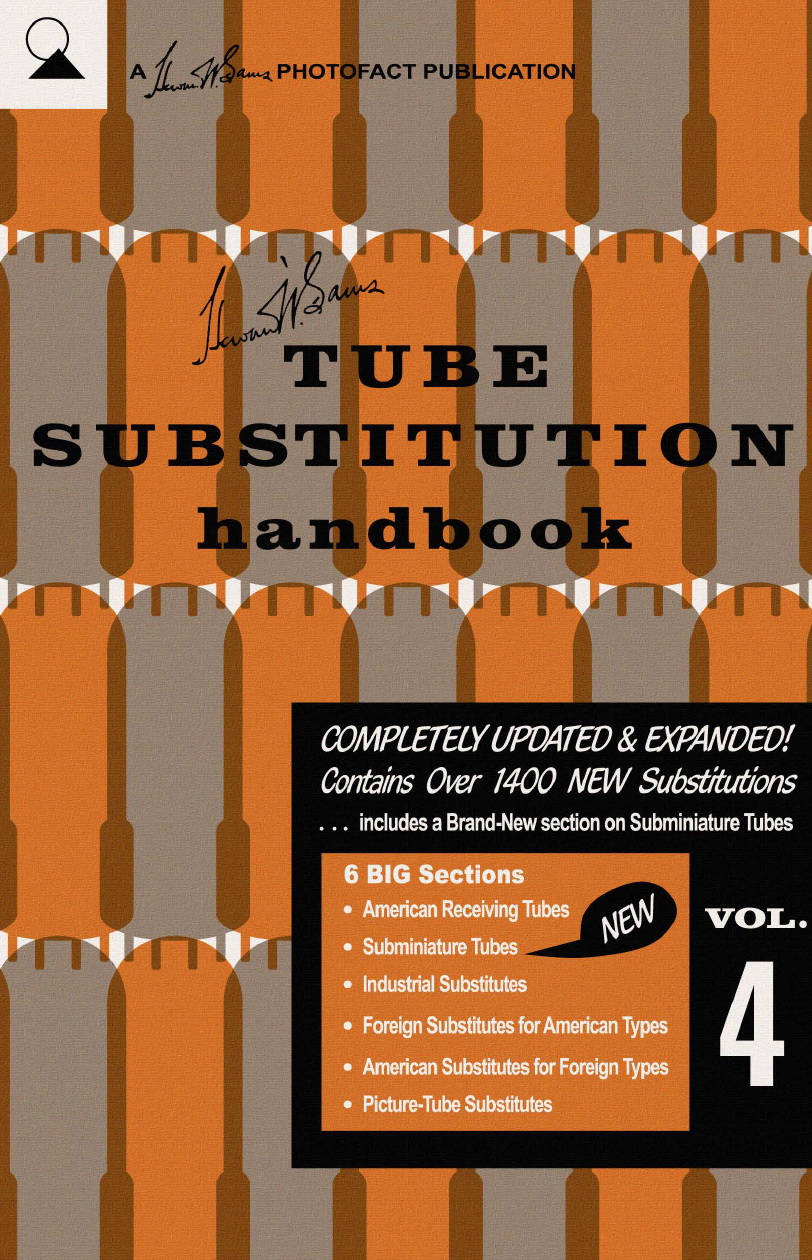 SAMS Tube Substitution Handbook Volume 4 Cover