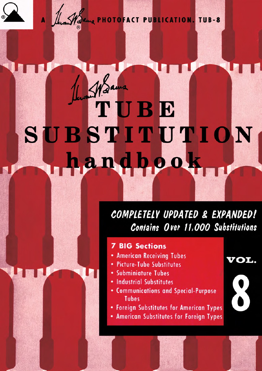 SAMS Tube Substitution Handbook Volume 8 Cover