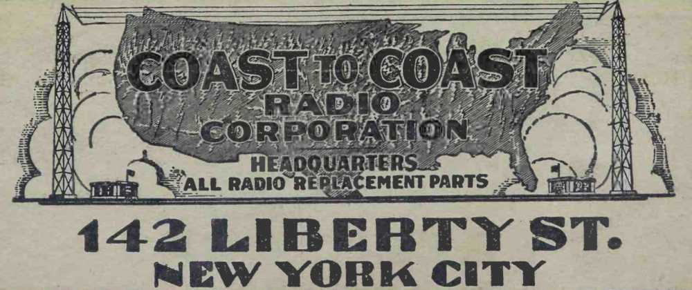 Coast To Coast Radio Corp (1931)