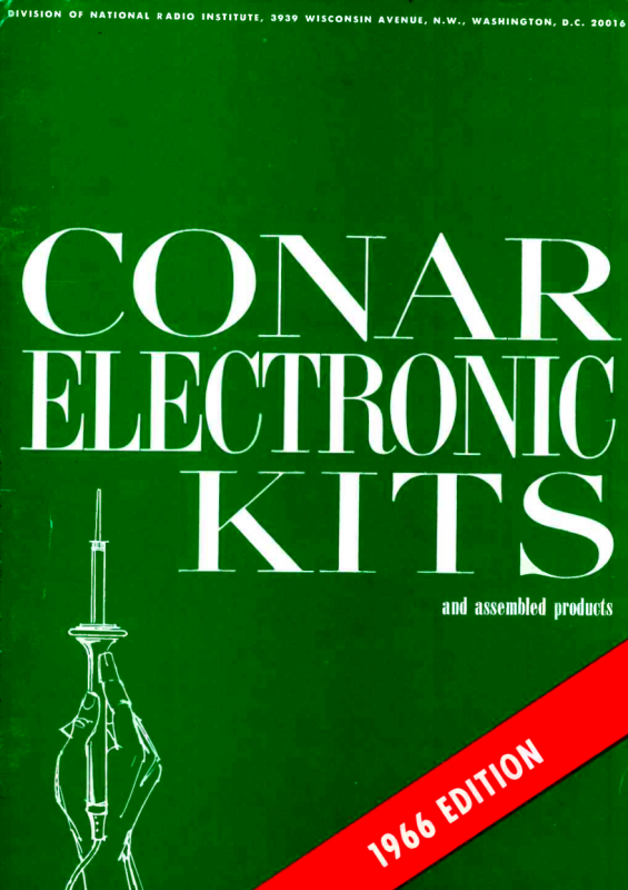 Conar Electronic Kits Catalogue (1966)