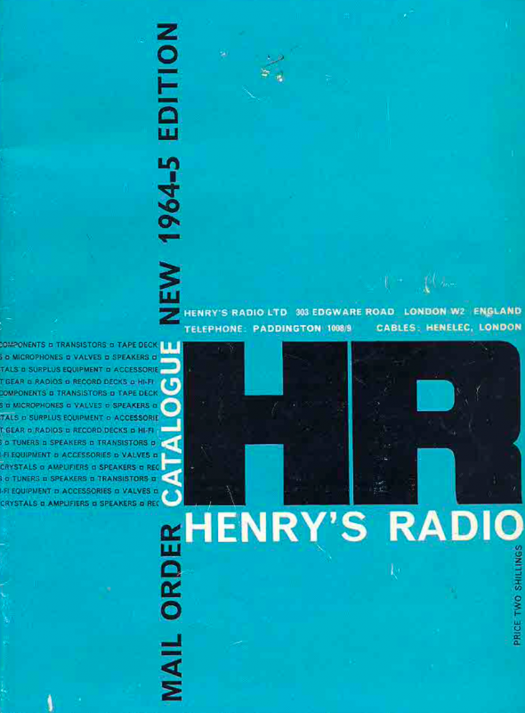 Henry's Radio Catalogue 1964-65