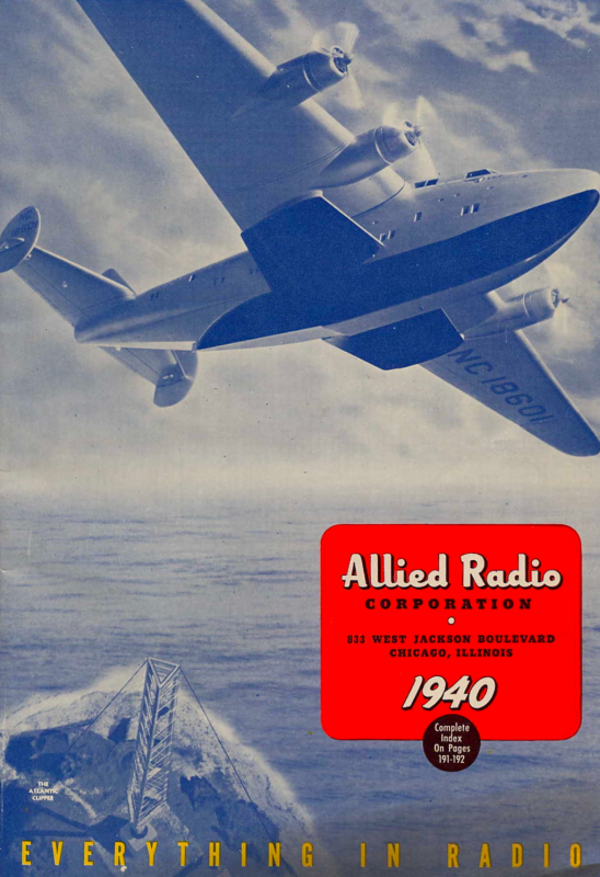 Allied Radio Catalogue (1940)