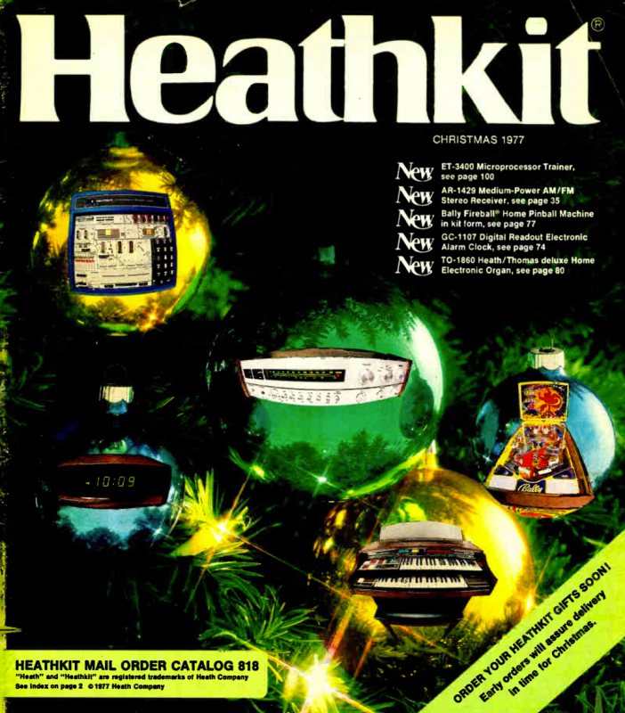 Heathkit Catalogue (1977-Christmas) Number 818