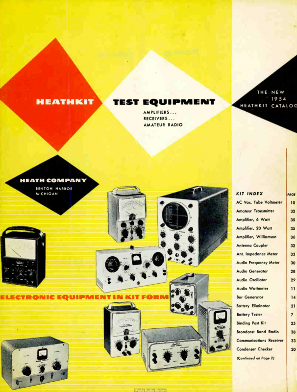 Heathkit Test Equipment Catalogue (1954)