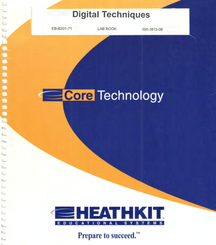 Heathkit EB-6201-71 - Digital Techniques Lab Book