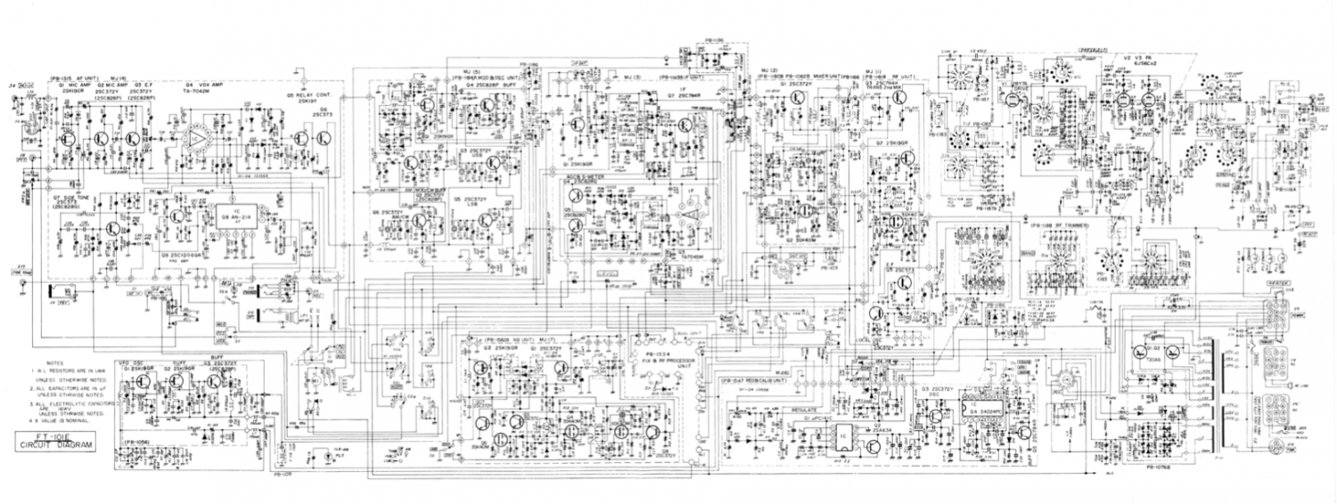 Yaesu FT-101E - Schematic (Late Model) 02