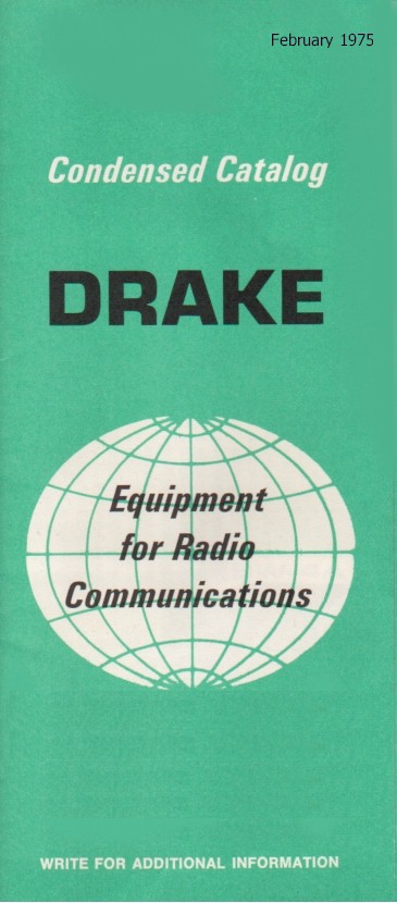 Drake Full-Line Condensed Equipment Catalogue (1975-02)