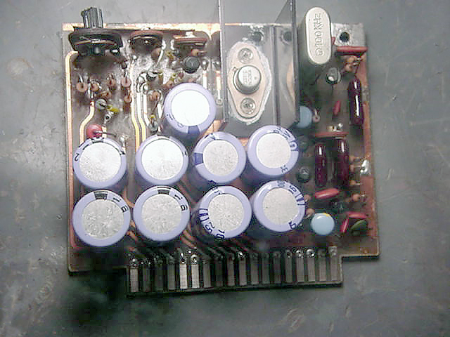 Photo of PB-1079A Power Regulator Module Fitted to the Early Yaesu FT-101 Series Transceiver