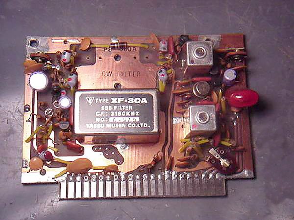 Photo of the PB-1080A Low Frequency IF Module fitted in the Early Yaesu FT-101 Transceiver