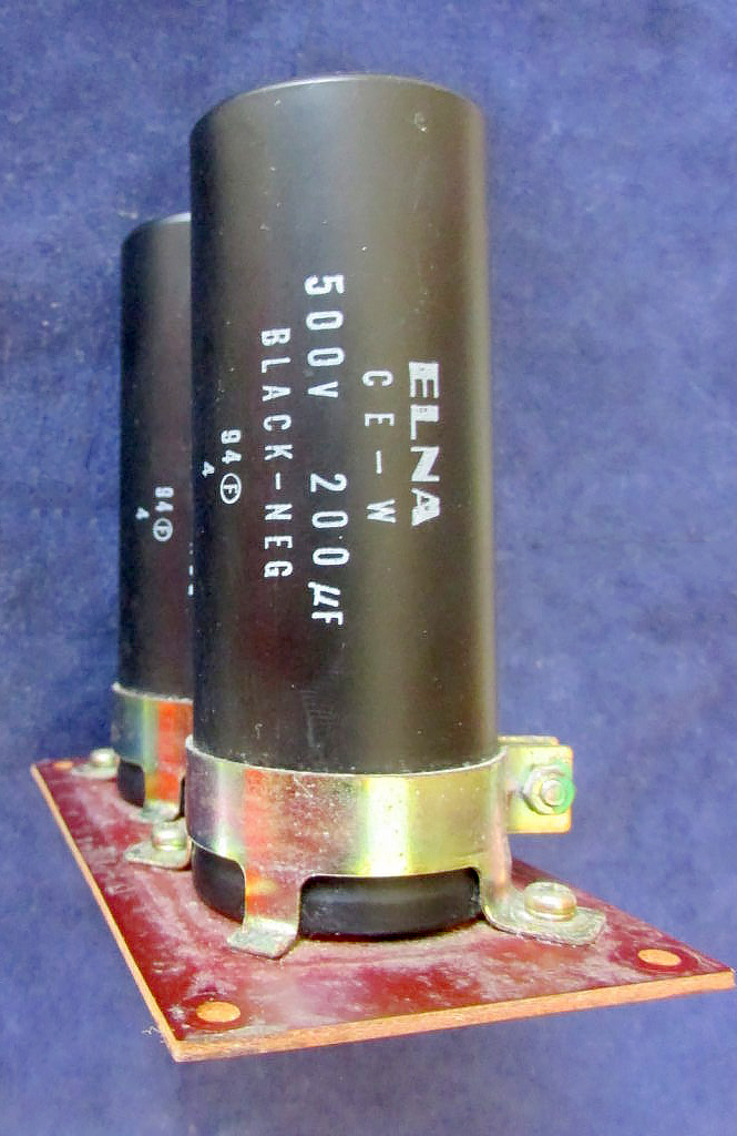 Photo of the PB-1969A Filters Capacitors Module