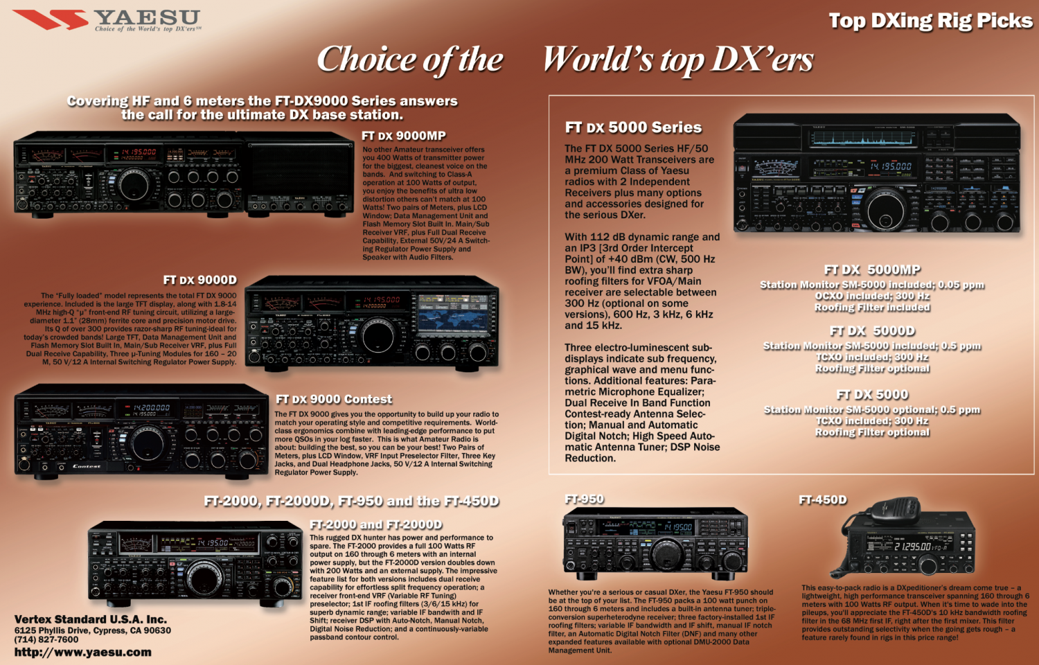 Yaesu FT-2000 Flyer