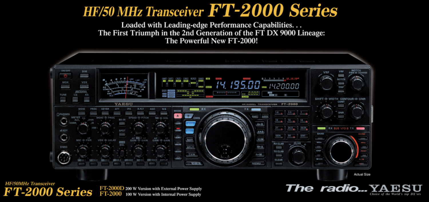 Yaesu FT-2000 Poster