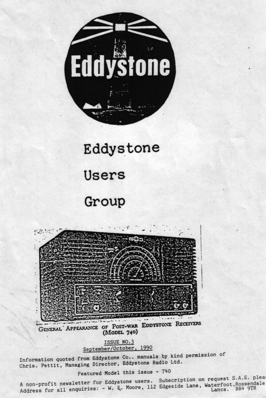 Eddystone Users Group Magazine (Lighthouse) - Volume 03