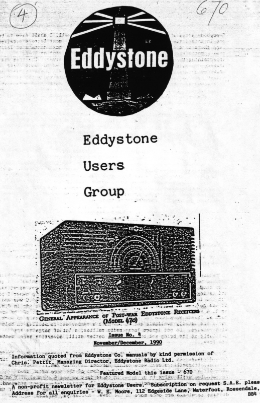 Eddystone Users Group Magazine (Lighthouse) - Volume 04
