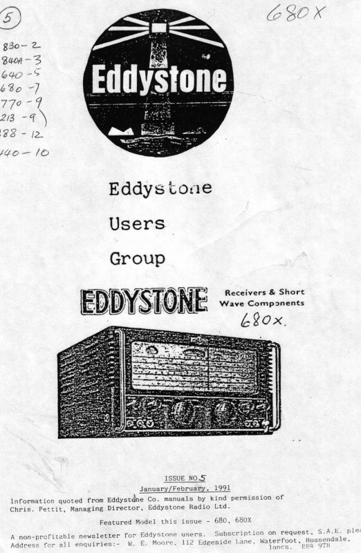 Eddystone Users Group Magazine (Lighthouse) - Volume 05