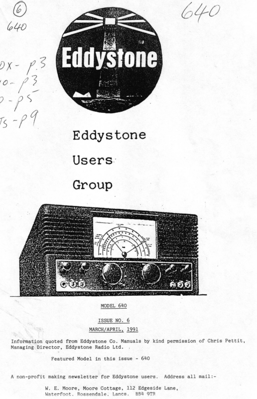 Eddystone Users Group Magazine (Lighthouse) - Volume 06