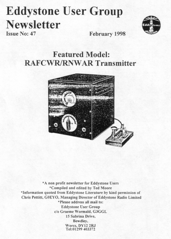 Eddystone Users Group Magazine (Lighthouse) - Volume 47
