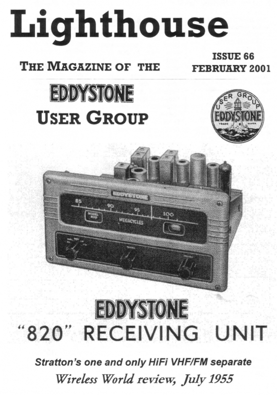 Eddystone Users Group Magazine (Lighthouse) - Volume 66