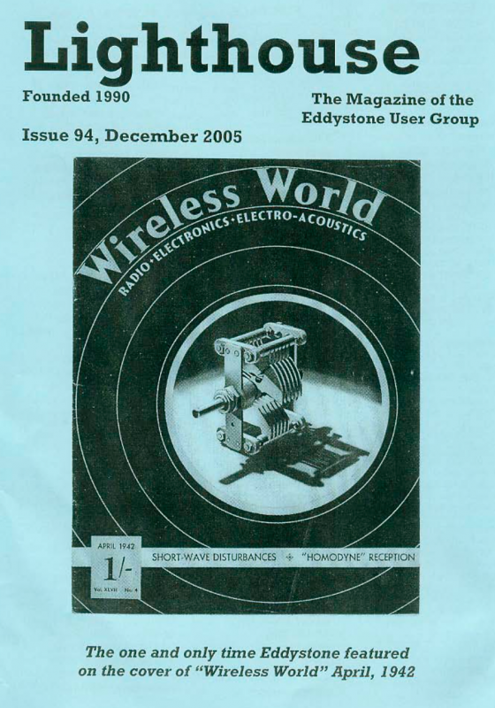 Eddystone Users Group Magazine (Lighthouse) - Volume 94