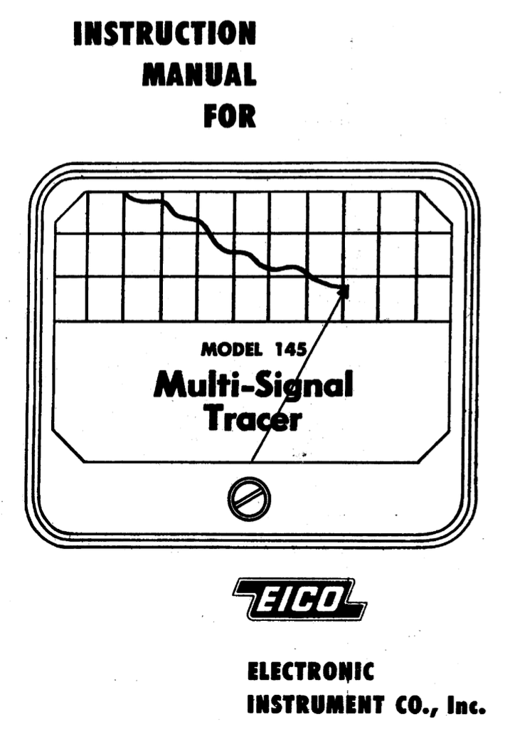 EICO 145 - Instruction Manual 1