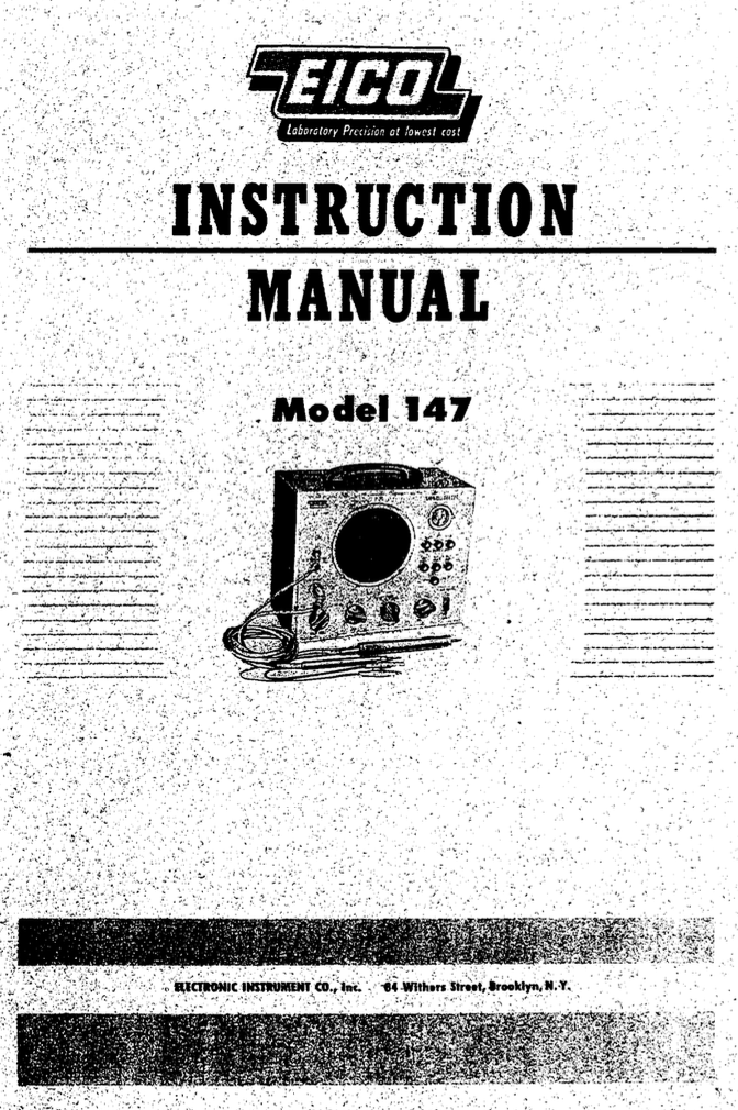 EICO 147 - Instruction Manual