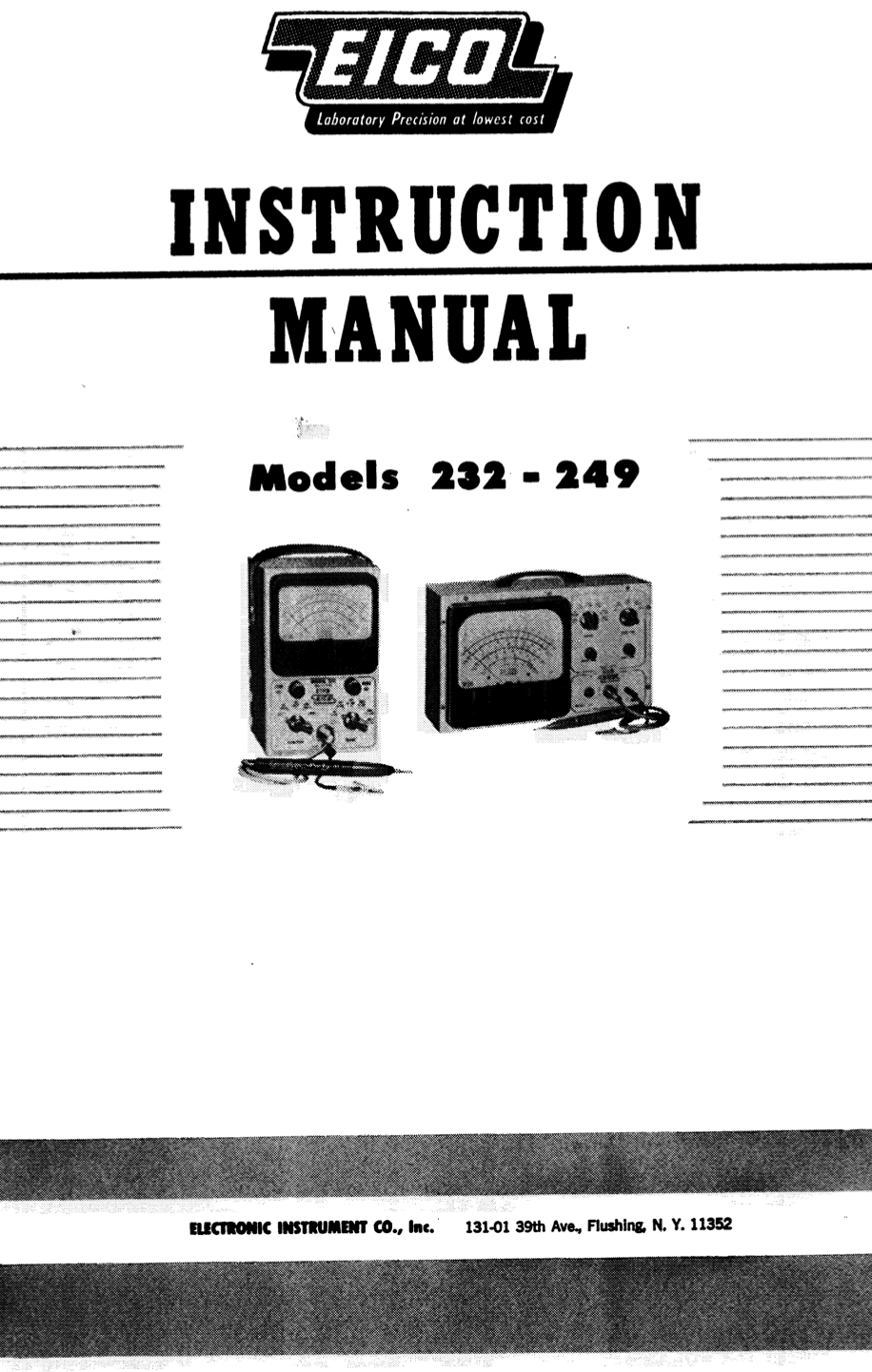 EICO 232 - Instruction Manual 1